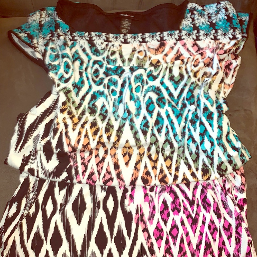 Summer blouson dress